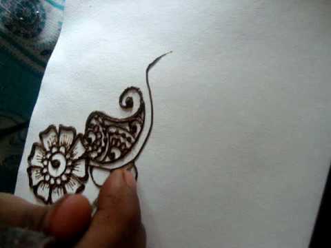  How to draw Simple floral henna design Mehendi Part I Views 51 