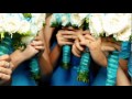 how to decorate blue wedding + best wedding reception table decorations