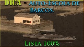 GTA SAN ANDREAS 100% - Auto Escola de Barco (54) 