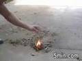 How to make fire without matches or a lighter