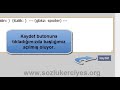 sözlükte başlık nasıl açılır