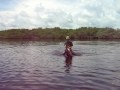 Swimming with your horse on our Wetlands Riding Tour in Cosiguina