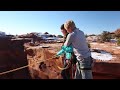 Boyfriend pushes Girlfriend off cliff - Insane Rope Swing