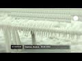 Switzerland's Lake Geneva looking nice in the ice