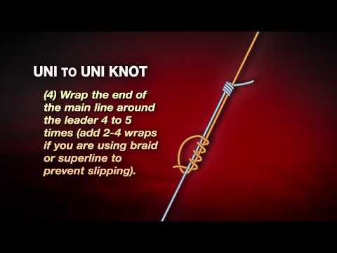 uni knot - a favourite knot