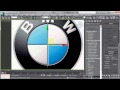 Como crear logo BMW 3d max Tutorial #40