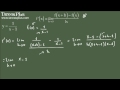 Derivada de una función por definición (mediante límites) 3