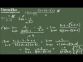 Derivada de una función por definición (mediante límites) 3