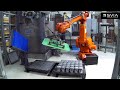 Svia FeedLine at Husqvarna AB with ABB IRB 4400 Robot tending Chiron CNC