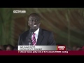 Thousands join Kenya President Uhuru Kenyatta in marking Kenya's 50 years anniversary