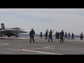 Navy Launches Drone From Aircraft Carrier
