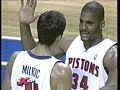 Darko Milicic - First NBA Game (Preseason 2003-2004)