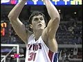Darko Milicic - First NBA Game (Preseason 2003-2004)