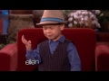 Four-Year-Old YouTube Sensation Sings for Ellen!