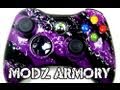 Custom Xbox 360 Controller - Purple Splatter | Modz Armory