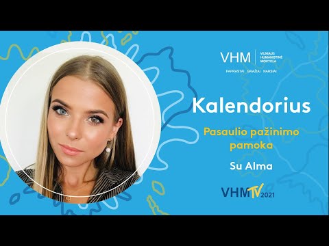 Vilniaus humanistinė mokykla. Kalendorius. Pasaulio pažinimo pamoka