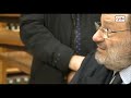 Umberto Eco visita el Monasterio que inspiró 'El nombre de la rosa'