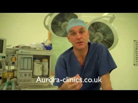 Inverted Nipple and Breast Augmentation Surgery - Mr Richards, Leading Plastic Surgeon at www.aurora-clinics.co.uk shows an operation to correct an inverted 