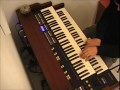 TX-5 Organ over 89 - Slow Blues Backing Track in A