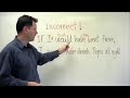 Advanced English Grammar ESL Lesson - Conditionals