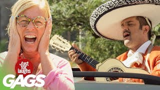 Mariachi Singer Drives Entire Parking Lot Crazy