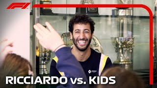 Daniel Ricciardo Goes Back To School! Kids Interview F1 Driver