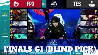 FunPlus Phoenix vs Top Esports - Game 1 | Finals 2020 LoL Mid Season Cup | FPX vs TES G1