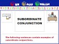 English Grammar Subordinate Conjunction