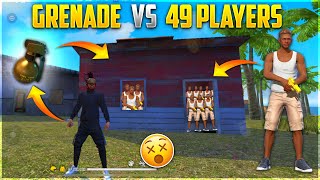 AJJU BHAI GRENADE VS 49 PLAYER | GRENADE VS ADAM | 1 VS 49 WHO WILL WIN? | #ajjubhai #Factoryfreefir