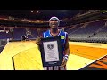 Guinness World Records Day 2013 - Longest basketball shot