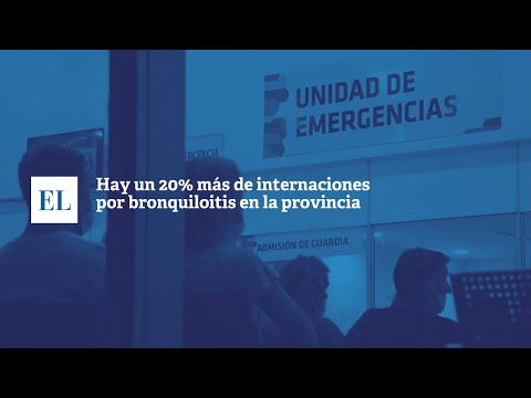 HAY UN 20 % MÃ�S DE INTERNACIONES POR BRONQUIOLITIS EN LA PROVINCIA