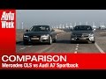 Mercedes CLS vs Audi A7 Sportback (english subtitled)