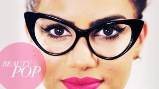 Cat Eye Makeup for Glasses - Beauty Pop