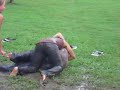 wrestling in the mud