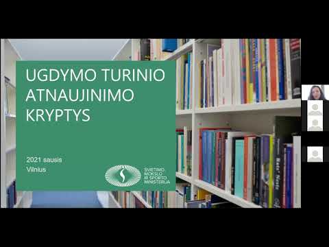 Vaizdo konferencija „Ugdymo turinio atnaujinimas: kas vyksta?“