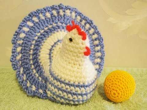 Вяжем курочек крючком к пасхе Вяжем курочек крючком к пасхе