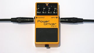 Boss's Fuzzy Grunge Distortion - Boss Power Driver PW-2