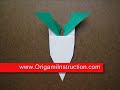 3 - How To Fold Origami Oriental Radish - OrigamiInstruction.com