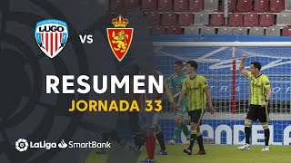 Resumen de CD Lugo vs Real Zaragoza (1-3)