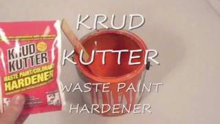 Waste Paint Hardener