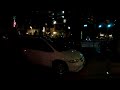 Aston Martin V8 Vantage light acceleration at night on street 1080p