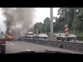 Lamborghini Accident Burnout in Malaysia Highway!!