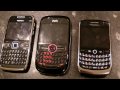 Nokia E72 vs INQ Chat 3G vs BlackBerry 8900 Curve comparison