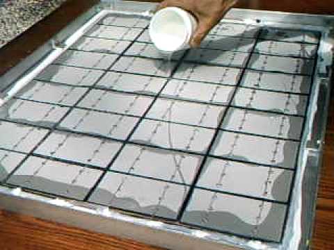 how to build a solar panel part 3 encapsulation sylgard how to 