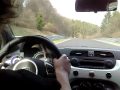 Fiat 500 Abarth on Nurburgring