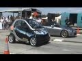 Honda S2000 Vs. Smart Kawasaki ZX-10 Drag Race 1/4 Mile