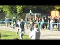 Polizeieinsatz beim Spiel VfB Zwenkau02 - BSG Chemie Leipzig