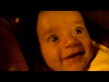 Baby big eyes surprised tunnel, very funny. Sorpresa en el tunel