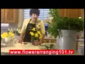 Flower Arranging Class -Daffodil & Fire Truck Vase