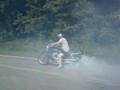 Honda Magna VF750 Burnout